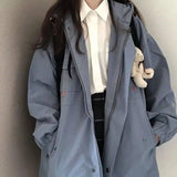 Autumn And Winter All-Match Ladies Cute Tooling Jacket-1