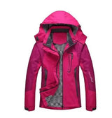 outdoor women's single-layer autumn jacket genuine-Pink-1