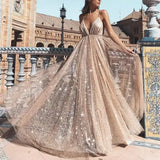 Evening Gown Women Dress Ladies Pencil Party Dresses-Gold-1