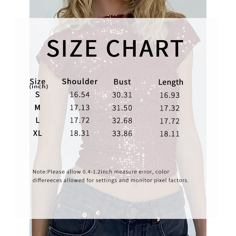 Sequin Backless Party Top