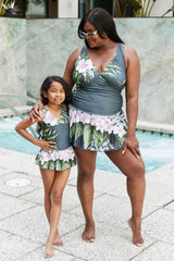 Marina West Swim Full Size Clear Waters Swim Dress in Aloha Forest-Aloha Forest-1