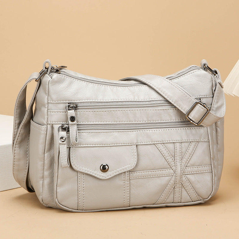 Multi-Compartment Crossbody Bag for Women – Soft, Spacious & Organized