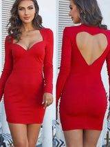 Red Cut Out Dress Stella