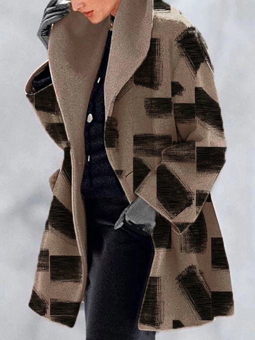 Retro Wool Lapel Jacket