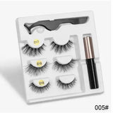 A Pair Of False Eyelashes With Magnets In Fashion-5PCMixedD-28