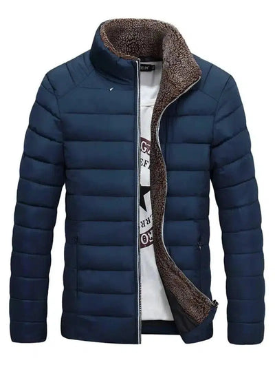 Casual Warm Winter Jacket-Blue A-6