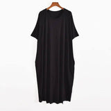 Chic Black Maxi Dress: Versatile & Elegant Fashion-black-7