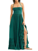 BellFlower Bohemian Ankle-Length Dress - A Summer Staple with Effortless Elegance!-2