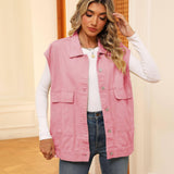 Chic Denim Vests for Women – Stylish & Versatile-9