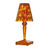 Diamond Crystal Rechargeable Decorative Table Lamp-Amber-10