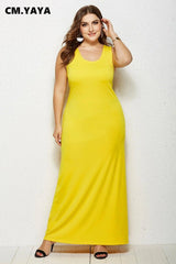 Elegant Plus Size Maxi Dress for Women-2