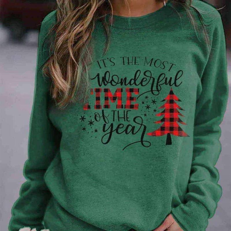 European And American Christmas Hot Fleece Sweater-3