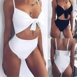 European And American Sexy Hot Style Solid Color One-piece-1