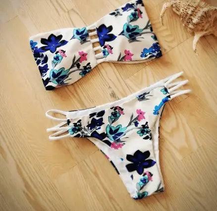 Fabulous Women Bikini Set Bandage Push Up Padded Swimwear-S-1