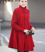 Fashion Mid-length Trench Coat For Women-3