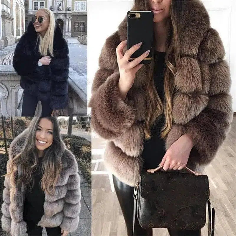 Faux fur jacket-6