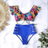 High waist bikini sexy 2-piece set-NA19508B2-12