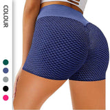 Honeycomb Design Yoga Pants Solid Color Hip-lifting Fitness-1