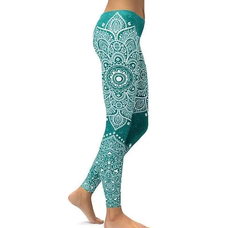 LOVEMI - Lovemi - Digital print leggings Fashion leg stretch tight