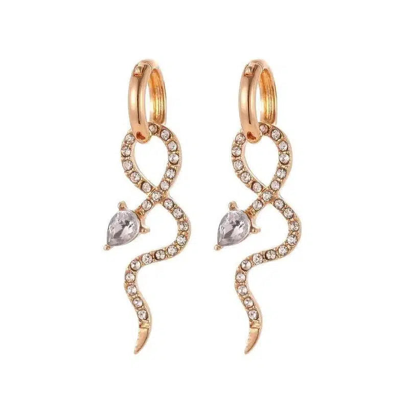 LOVEMI - Lovemi - European And American Style Snake Earrings