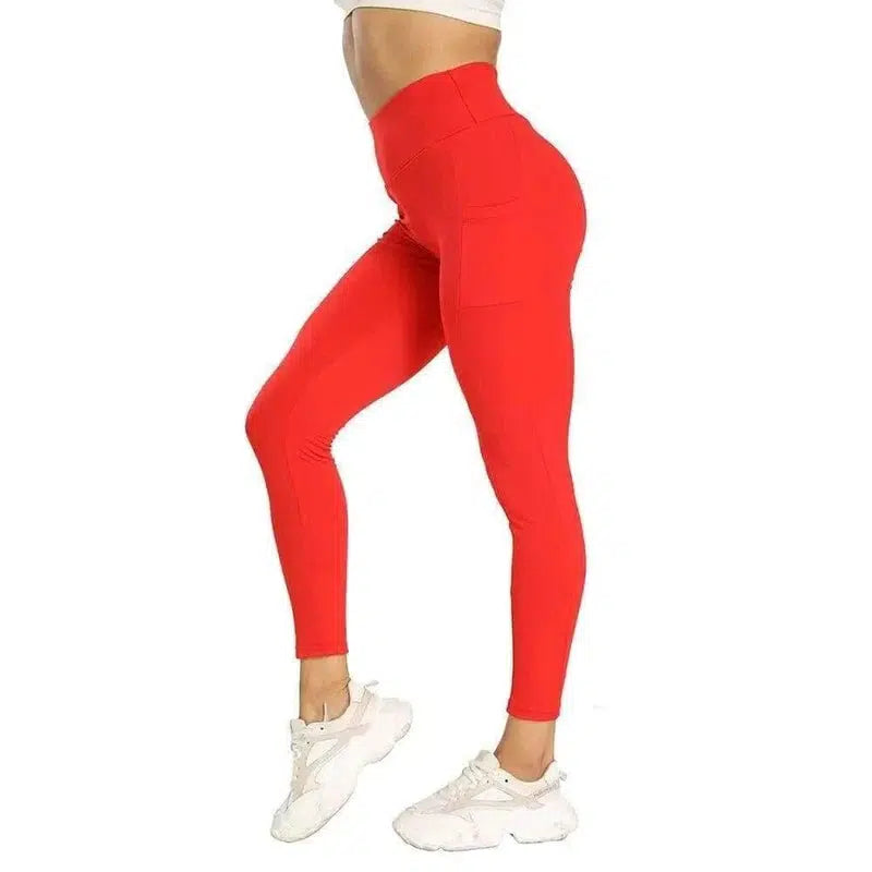 LOVEMI - Lovemi - Fashion Stitching High Waist Yoga Pants