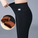 LOVEMI - Lovemi - Fleece tight pencil magic pants