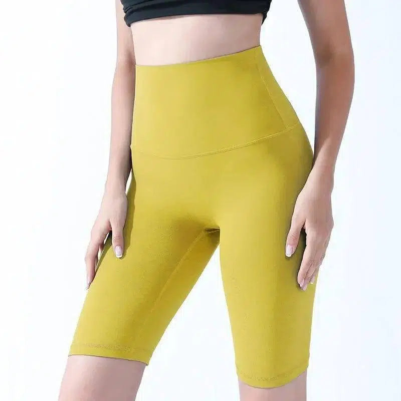 Leggings Women's Tight-fitting Yoga Clothes Barbie Riding-Yellow leaves-9