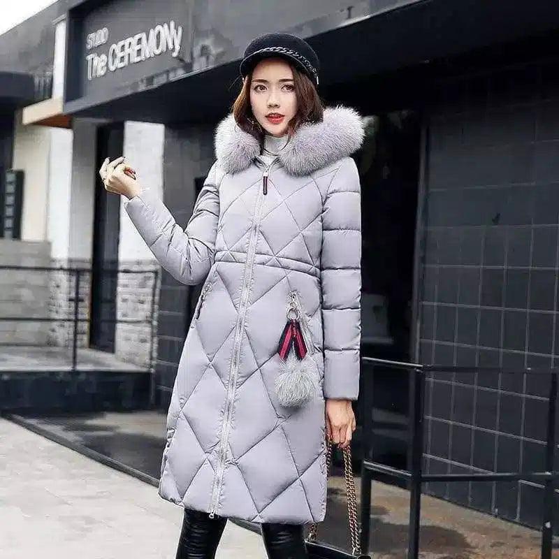 LOVEMI - Lovemi - Long hooded padded down coat coat women