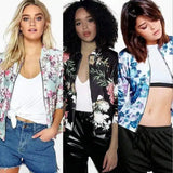 LOVEMI - Lovemi - Long sleeve digital print women's jacket jacket