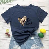 LOVEMI - Lovemi - Love Color Print Loose Short Sleeve T-shirt