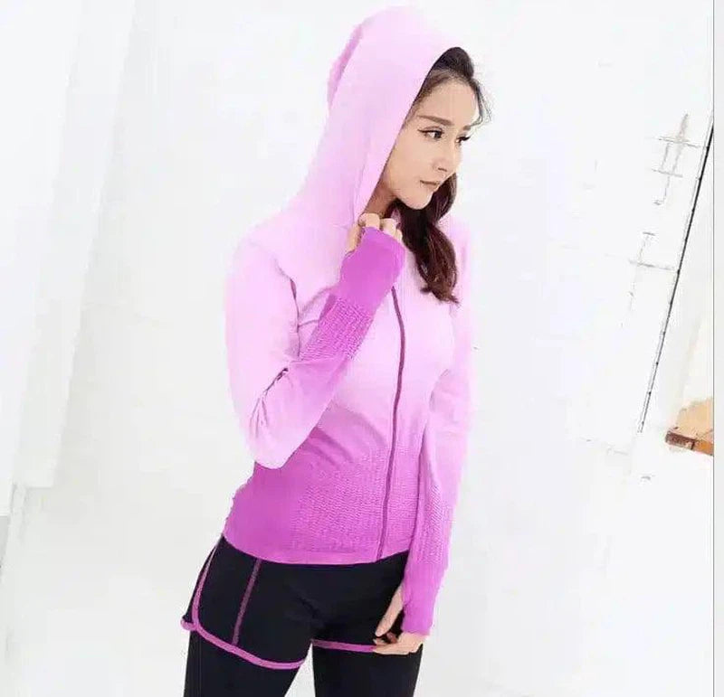 LOVEMI - Lovemi - Mermaid Curve Women's Hoodies Running Fitness