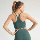 Quick-drying Breathable High-waist Tight Yoga Pants-Green1 top-10