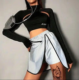 Reflective slit skirt-4