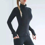 LOVEMI - Lovemi - Running high neck long sleeve yoga clothes