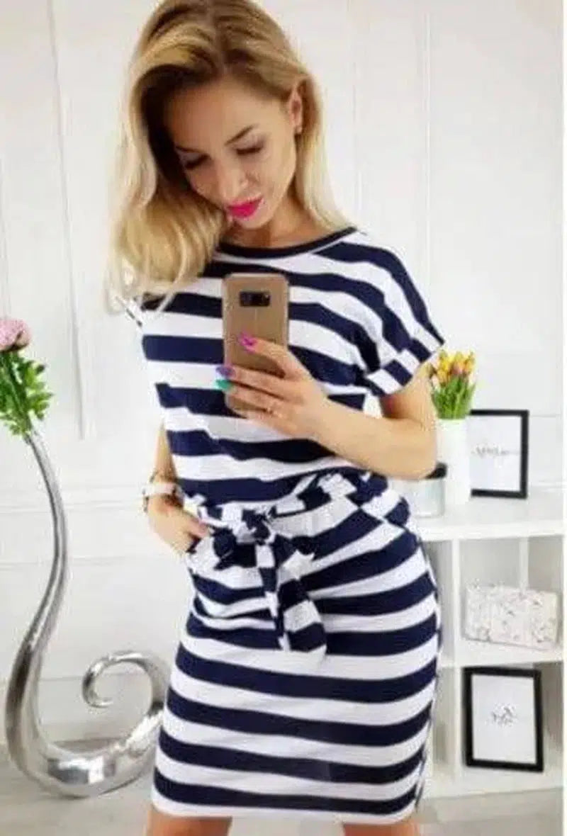 LOVEMI - Lovemi - Striped Dress