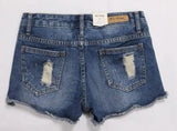 Torn Denim Shorts For Women-3