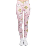 Unicorn digital printing yoga hip high waist sports leggings-Unicorn-1