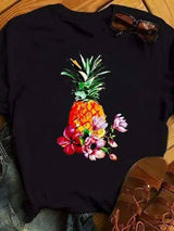 Maycaur Pineapple Tee Women-bt7954-hs-1