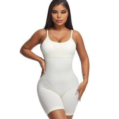 Stylish Corset One Piece for Ultimate Body Shaping-White-4