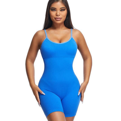 Stylish Corset One Piece for Ultimate Body Shaping-Brilliant Blue-5