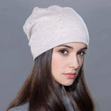 Outdoor ski hat thick warm hat-1