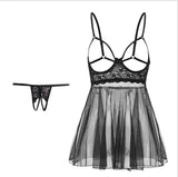 Lace-Trimmed Nightwear Set-2