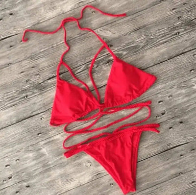 Sexy Strappy Bikini for Women-4