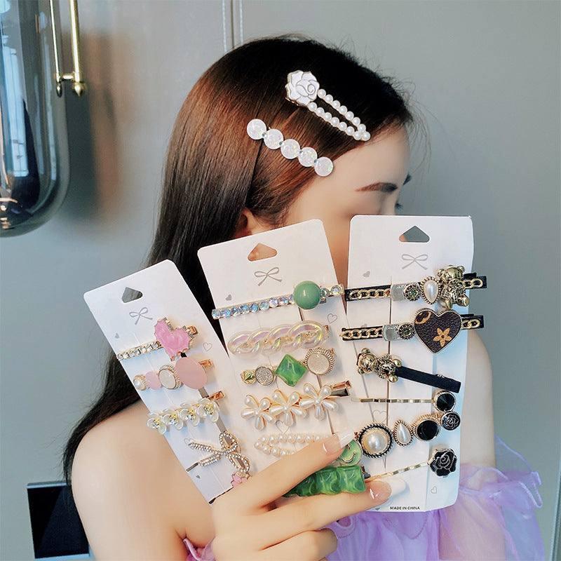 South Korea Temperament BB Clip Barrettes Back Head Side-4