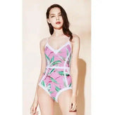 Triangle one-piece swimsuit one-piece swimsuit multi-rope-B-4