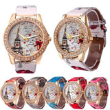 New Vintage Paris Eiffel Tower Women's Quartz Watch Women Girls Ladies Students Casual Wristwatch Relojes-1