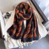 Winter Scarf Women Cashmere Warm Pashmina Solid Female Scarv-WT715-11