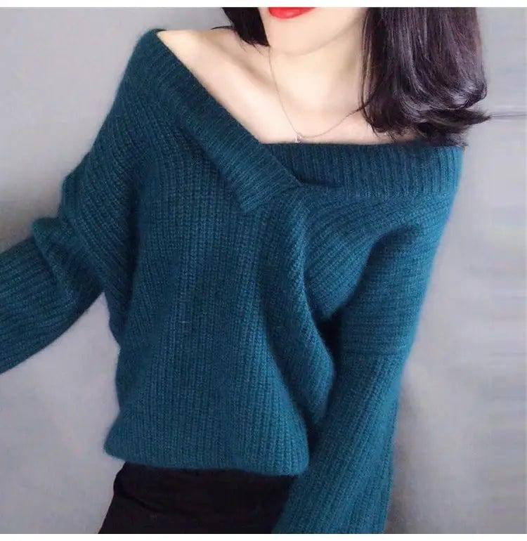 Winter Sweater Women Warm Oversized Pullovers Oversized-1