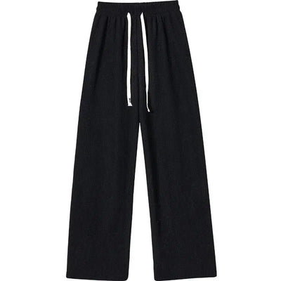 Women Long Pants Spring Autumn Women Elastic Waist Stright-5