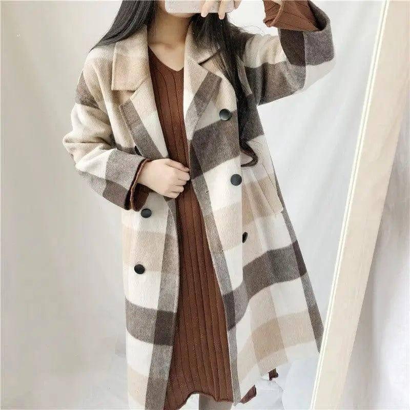 Women's double-sided cashmere coat-3